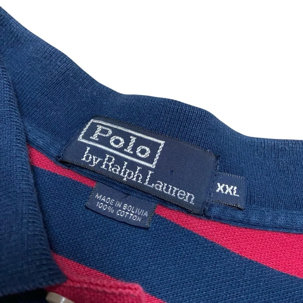 Vintage Polo Ralph Lauren Polo Men’s XXL Red & Navy Shirt
